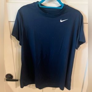 Navy Blue Nike Dri-Fit Shirt